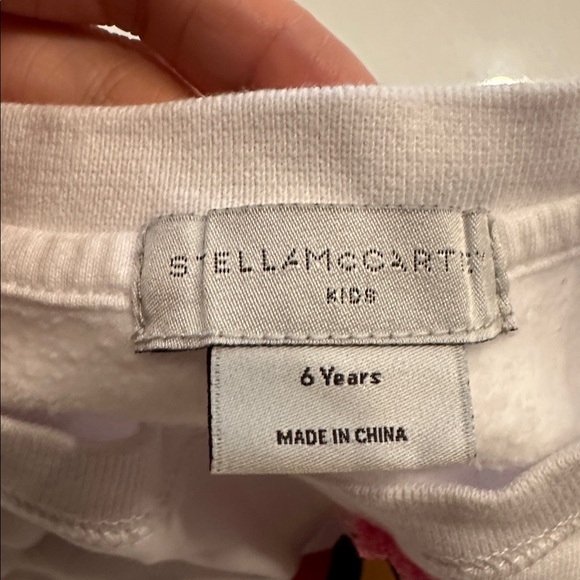 Stella McCartney Kids Paintbrush fleece Sweatshirt - size 6 - Picture 3 of 3